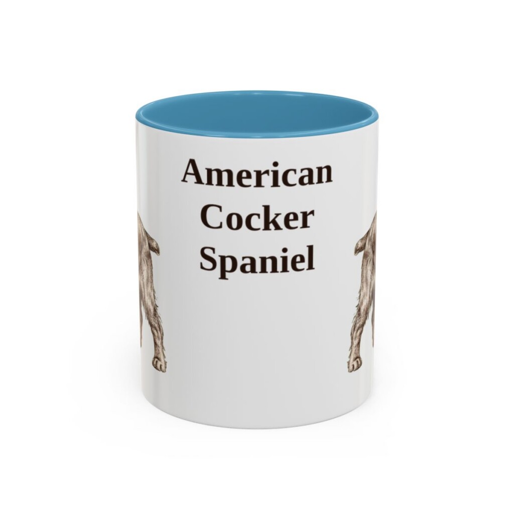 11oz American Cocker Spaniel Mug, Vintage Dog Portrait Coffee Mug, Dog Lover Gift