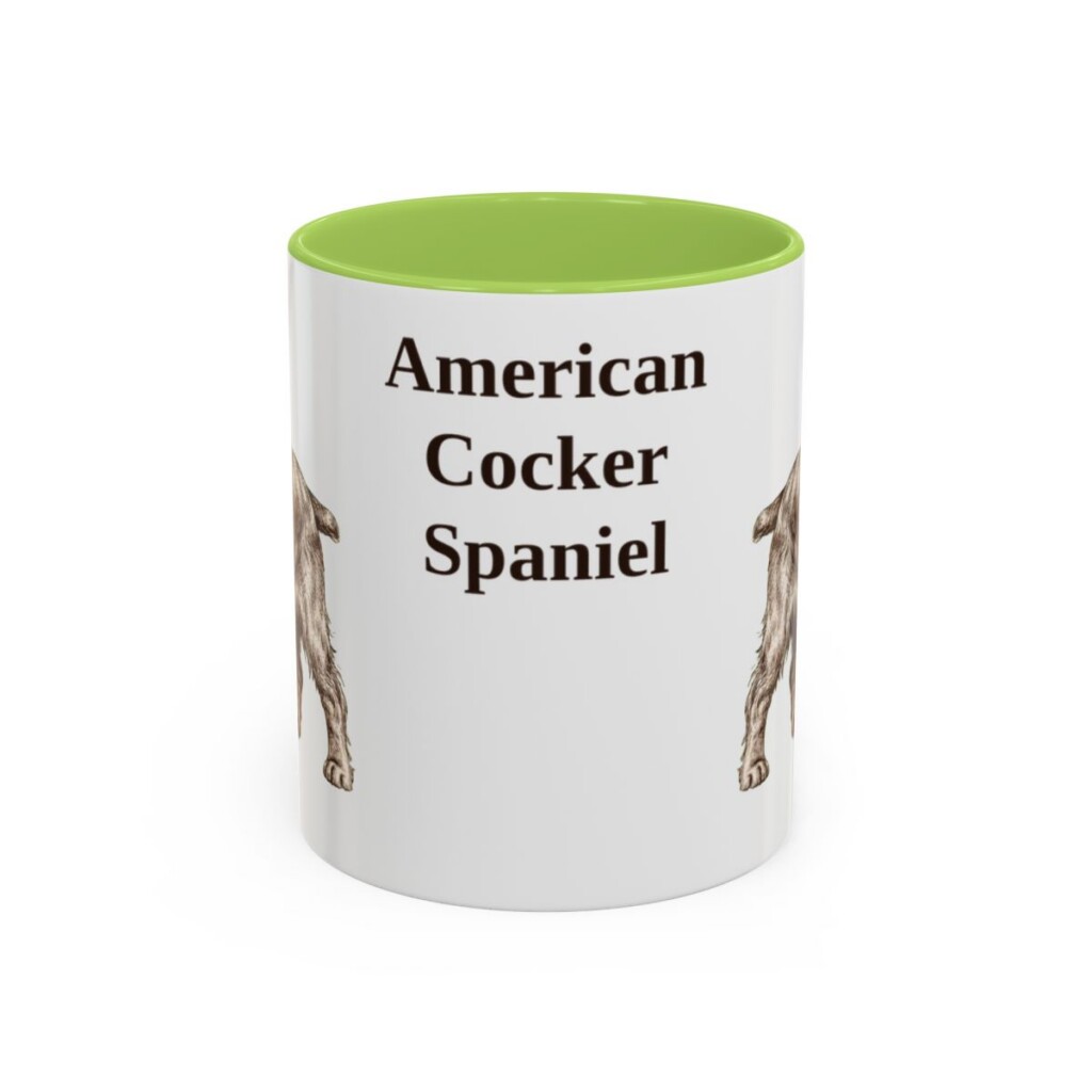 11oz American Cocker Spaniel Mug, Vintage Dog Portrait Coffee Mug, Dog Lover Gift