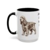 15oz American Cocker Spaniel Dog Mom Mug, Vintage Sketch Coffee Mug, Dog Mom Gift
