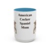 15oz American Cocker Spaniel Dog Mom Mug, Vintage Sketch Coffee Mug, Dog Mom Gift