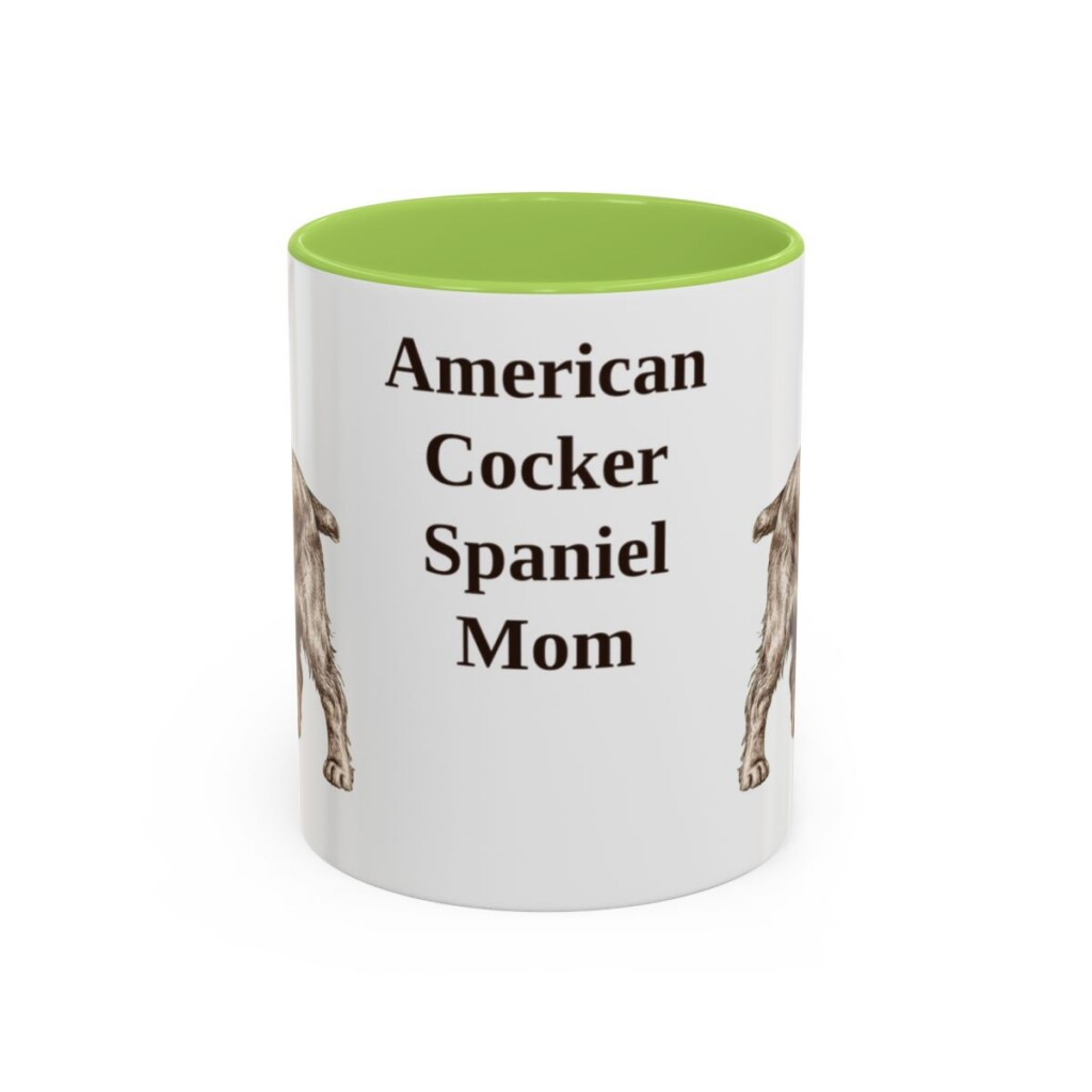 11oz American Cocker Spaniel Dog Mom Mug, Vintage Sketch Coffee Mug, Dog Mom Gift