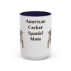 15oz American Cocker Spaniel Dog Mom Mug, Vintage Sketch Coffee Mug, Dog Mom Gift