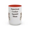 15oz American Cocker Spaniel Dog Mom Mug, Vintage Sketch Coffee Mug, Dog Mom Gift