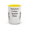 15oz American Cocker Spaniel Dog Mom Mug, Vintage Sketch Coffee Mug, Dog Mom Gift