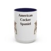 15oz American Cocker Spaniel Mug, Vintage Dog Portrait Coffee Mug, Dog Lover Gift