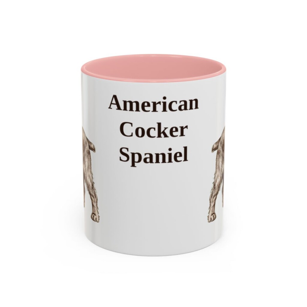 11oz American Cocker Spaniel Mug, Vintage Dog Portrait Coffee Mug, Dog Lover Gift