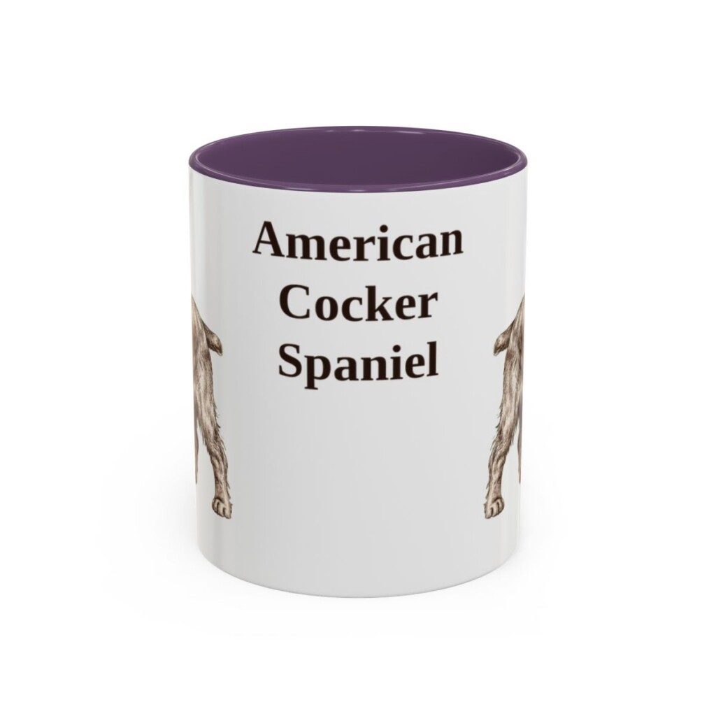 11oz American Cocker Spaniel Mug, Vintage Dog Portrait Coffee Mug, Dog Lover Gift