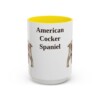 15oz American Cocker Spaniel Mug, Vintage Dog Portrait Coffee Mug, Dog Lover Gift