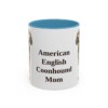 11oz American English Coonhound Dog Mom Mug, Vintage Sketch Coffee Mug, Dog Mom Gift