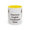 11oz American English Coonhound Dog Mom Mug, Vintage Sketch Coffee Mug, Dog Mom Gift