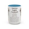15oz American English Coonhound Mug, Illustrated Dog Breed Facts Coffee Mug, Vintage Dog Keepsake Gift
