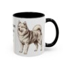 11oz American Eskimo Dog Dog Dad Mug, Vintage Sketch Coffee Mug, Dog Dad Gift