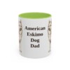 11oz American Eskimo Dog Dog Dad Mug, Vintage Sketch Coffee Mug, Dog Dad Gift