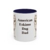 11oz American Eskimo Dog Dog Dad Mug, Vintage Sketch Coffee Mug, Dog Dad Gift