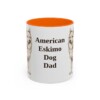 11oz American Eskimo Dog Dog Dad Mug, Vintage Sketch Coffee Mug, Dog Dad Gift