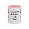 11oz American Eskimo Dog Dog Dad Mug, Vintage Sketch Coffee Mug, Dog Dad Gift