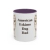 11oz American Eskimo Dog Dog Dad Mug, Vintage Sketch Coffee Mug, Dog Dad Gift