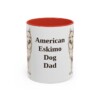 11oz American Eskimo Dog Dog Dad Mug, Vintage Sketch Coffee Mug, Dog Dad Gift