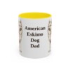 11oz American Eskimo Dog Dog Dad Mug, Vintage Sketch Coffee Mug, Dog Dad Gift