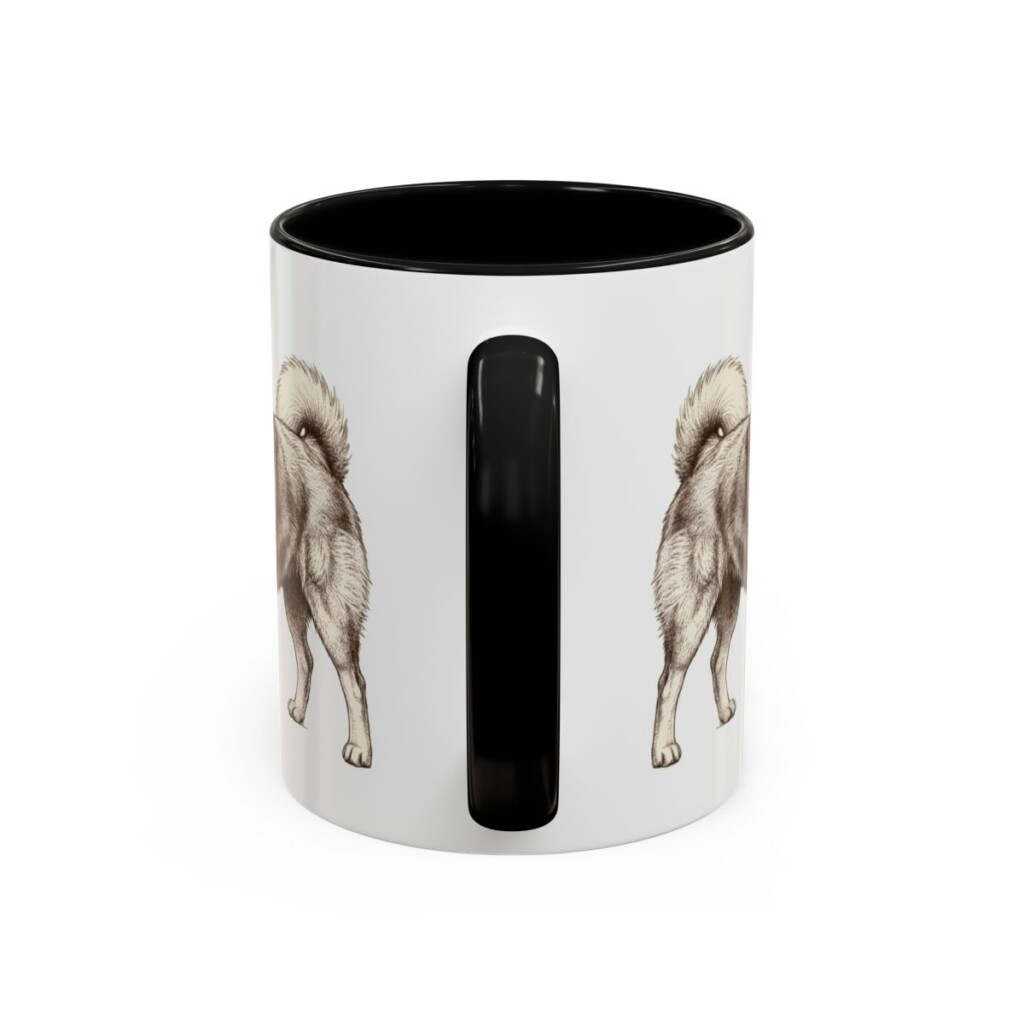 11oz Funny American Eskimo Dog Mug, Fluffy Tornado With Separation Anxiety, Vintage Dog Coffee Mug, Dog Lover Gift