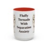 15oz Funny American Eskimo Dog Mug, Fluffy Tornado With Separation Anxiety, Vintage Dog Coffee Mug, Dog Lover Gift