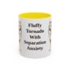 11oz Funny American Eskimo Dog Mug, Fluffy Tornado With Separation Anxiety, Vintage Dog Coffee Mug, Dog Lover Gift