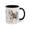 11oz American Eskimo Dog Latin Mug, American Eskimo Dog, Vintage Dog Coffee Mug, Dog Lover Gift