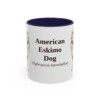 11oz American Eskimo Dog Latin Mug, American Eskimo Dog, Vintage Dog Coffee Mug, Dog Lover Gift