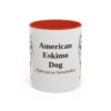 11oz American Eskimo Dog Latin Mug, American Eskimo Dog, Vintage Dog Coffee Mug, Dog Lover Gift