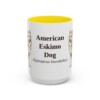 15oz American Eskimo Dog Latin Mug, American Eskimo Dog, Vintage Dog Coffee Mug, Dog Lover Gift