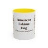 11oz American Eskimo Dog Latin Mug, American Eskimo Dog, Vintage Dog Coffee Mug, Dog Lover Gift