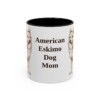 11oz American Eskimo Dog Dog Mom Mug, Vintage Sketch Coffee Mug, Dog Mom Gift