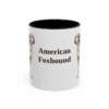 11oz American Foxhound Mug, Vintage Dog Portrait Coffee Mug, Dog Lover Gift