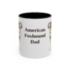 11oz American Foxhound Dog Dad Mug, Vintage Sketch Coffee Mug, Dog Dad Gift