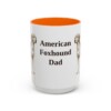 15oz American Foxhound Dog Dad Mug, Vintage Sketch Coffee Mug, Dog Dad Gift