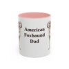 11oz American Foxhound Dog Dad Mug, Vintage Sketch Coffee Mug, Dog Dad Gift
