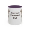 11oz American Foxhound Dog Dad Mug, Vintage Sketch Coffee Mug, Dog Dad Gift