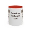 11oz American Foxhound Dog Dad Mug, Vintage Sketch Coffee Mug, Dog Dad Gift