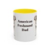 11oz American Foxhound Dog Dad Mug, Vintage Sketch Coffee Mug, Dog Dad Gift