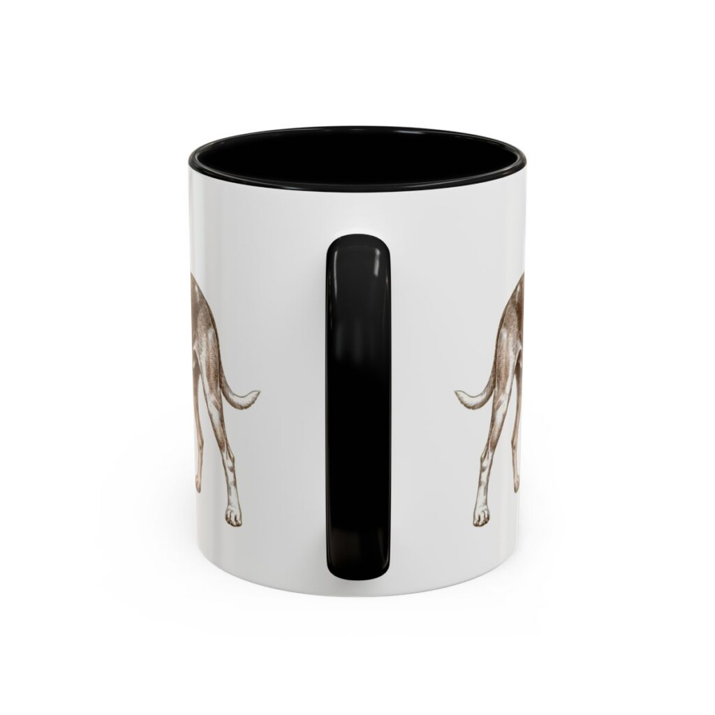 11oz Funny American Foxhound Mug, My Nose Has Places To Be, Vintage Dog Coffee Mug, Dog Lover Gift