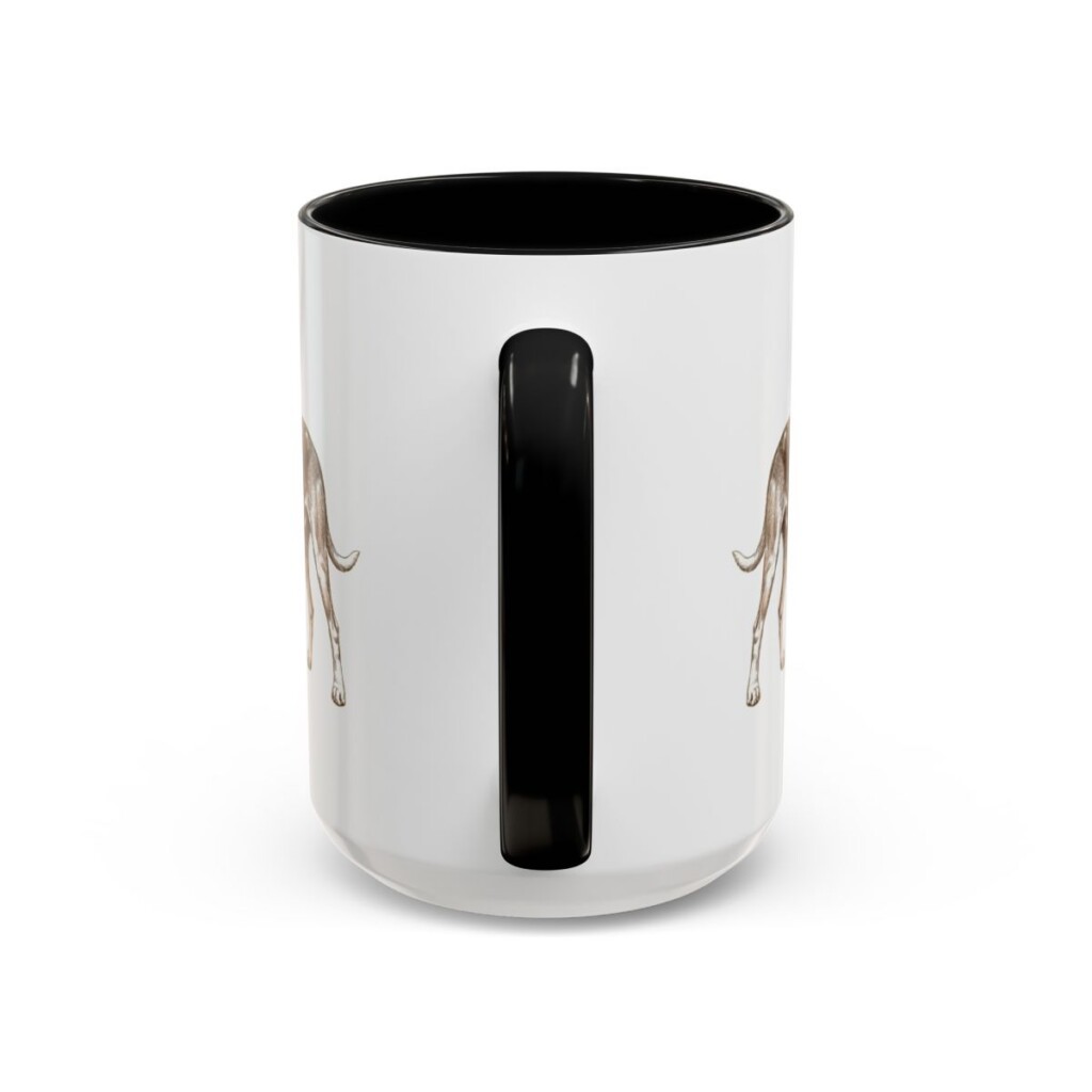 15oz American Foxhound Latin Mug, American Foxhound, Vintage Dog Coffee Mug, Dog Lover Gift