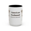 15oz American Foxhound Latin Mug, American Foxhound, Vintage Dog Coffee Mug, Dog Lover Gift