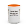 15oz American Foxhound Latin Mug, American Foxhound, Vintage Dog Coffee Mug, Dog Lover Gift