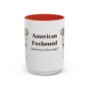 15oz American Foxhound Latin Mug, American Foxhound, Vintage Dog Coffee Mug, Dog Lover Gift