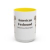 15oz American Foxhound Latin Mug, American Foxhound, Vintage Dog Coffee Mug, Dog Lover Gift