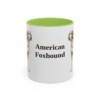11oz American Foxhound Mug, Vintage Dog Portrait Coffee Mug, Dog Lover Gift