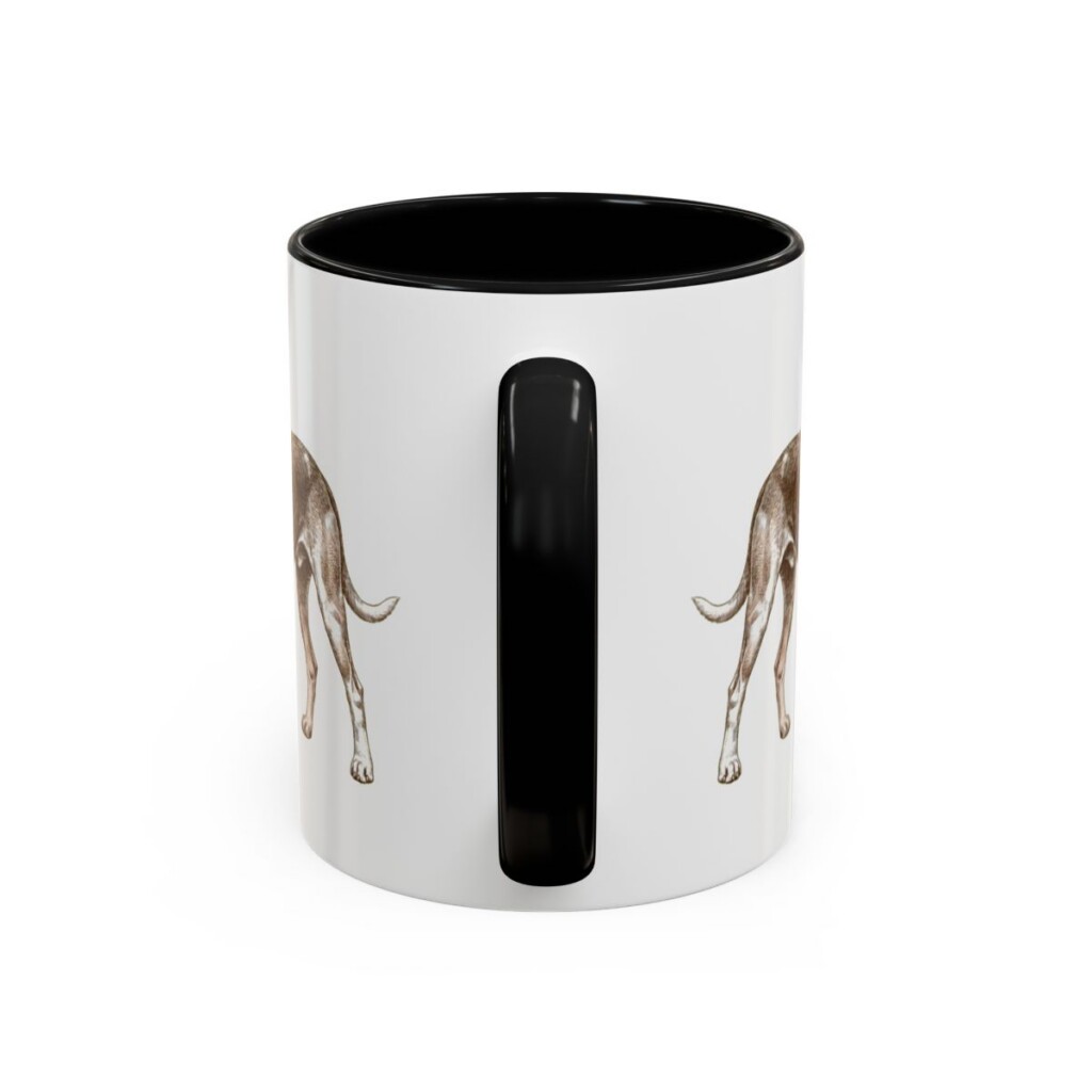11oz American Foxhound Dog Mom Mug, Vintage Sketch Coffee Mug, Dog Mom Gift