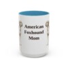 american-foxhound-mug-mom-light-blue-3 15oz American Foxhound Dog Mom Mug, Vintage Sketch Coffee Mug, Dog Mom Gift