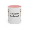 11oz American Foxhound Mug, Vintage Dog Portrait Coffee Mug, Dog Lover Gift