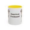11oz American Foxhound Mug, Vintage Dog Portrait Coffee Mug, Dog Lover Gift